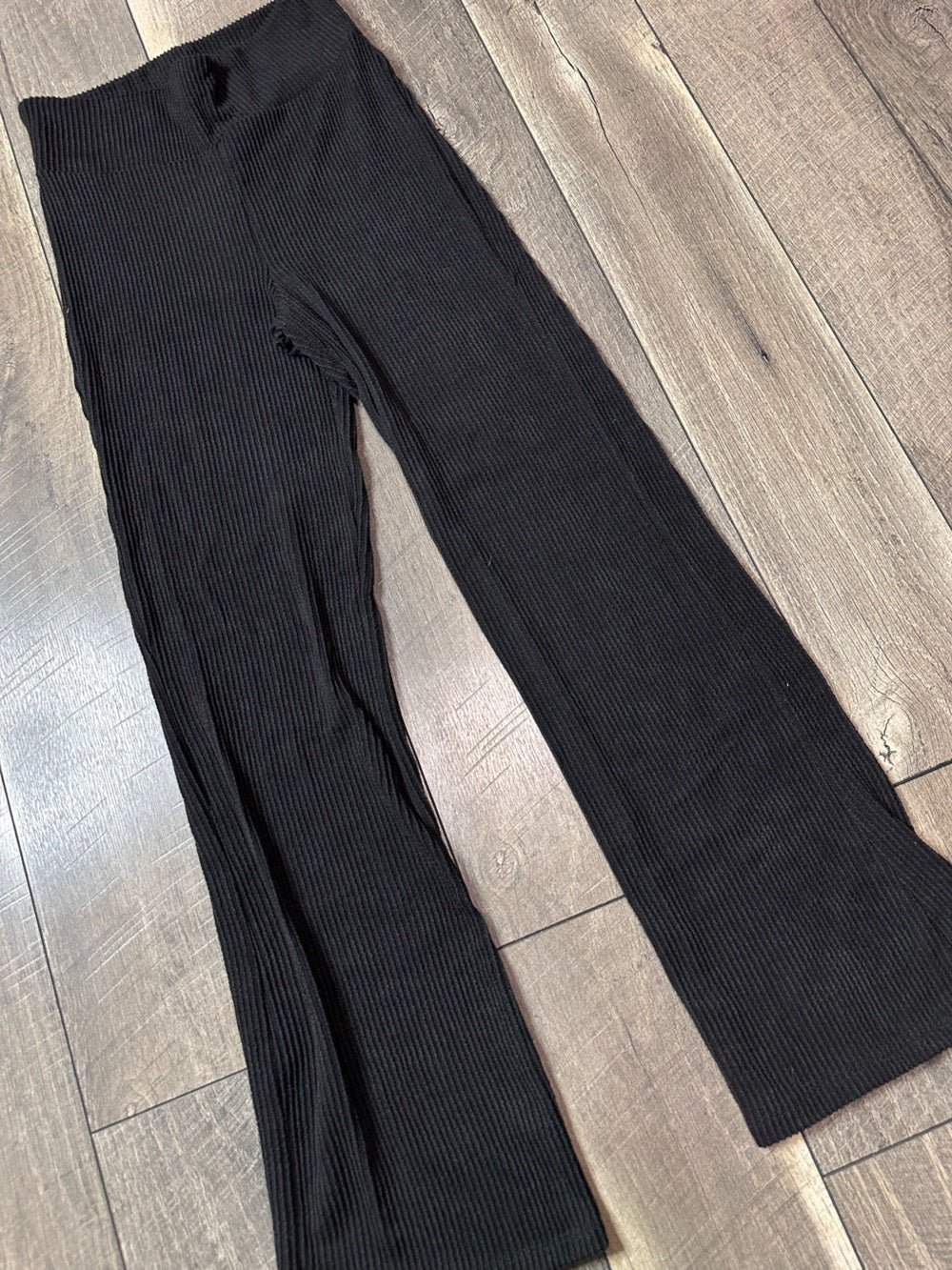White Birch Black Yoga Pants