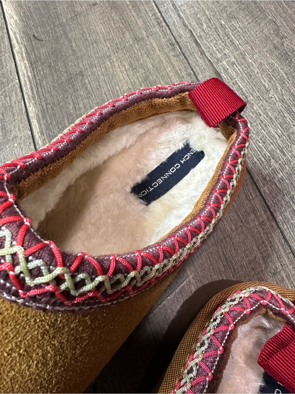 French Connection Platform Slide On Shoes