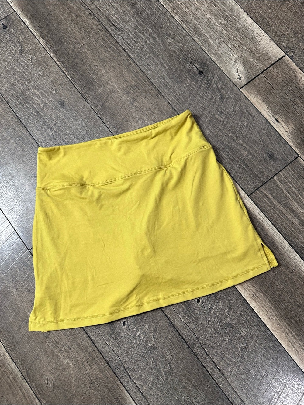 Boutique Mustard Buttery Soft Skort