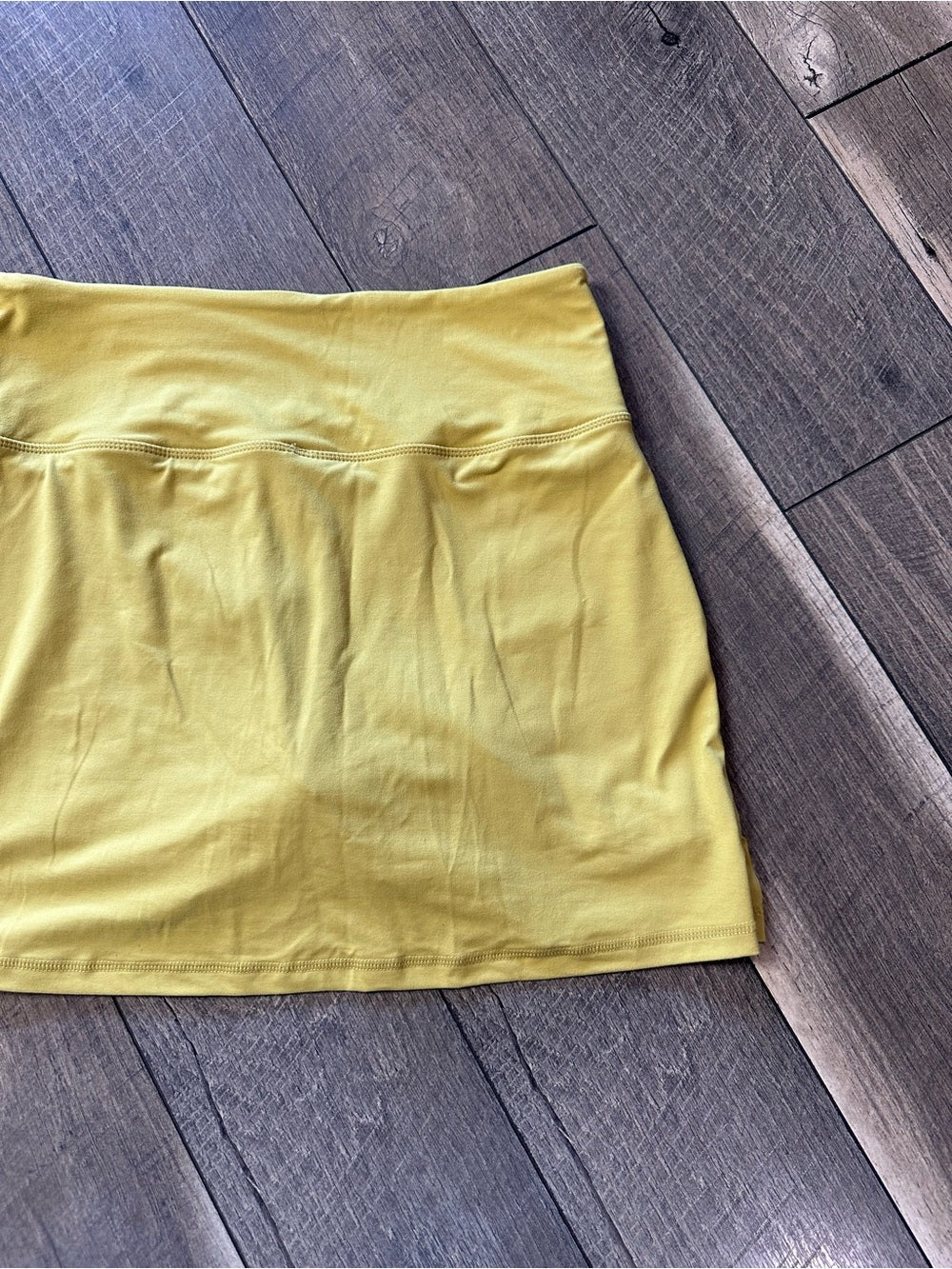 Boutique Mustard Buttery Soft Skort