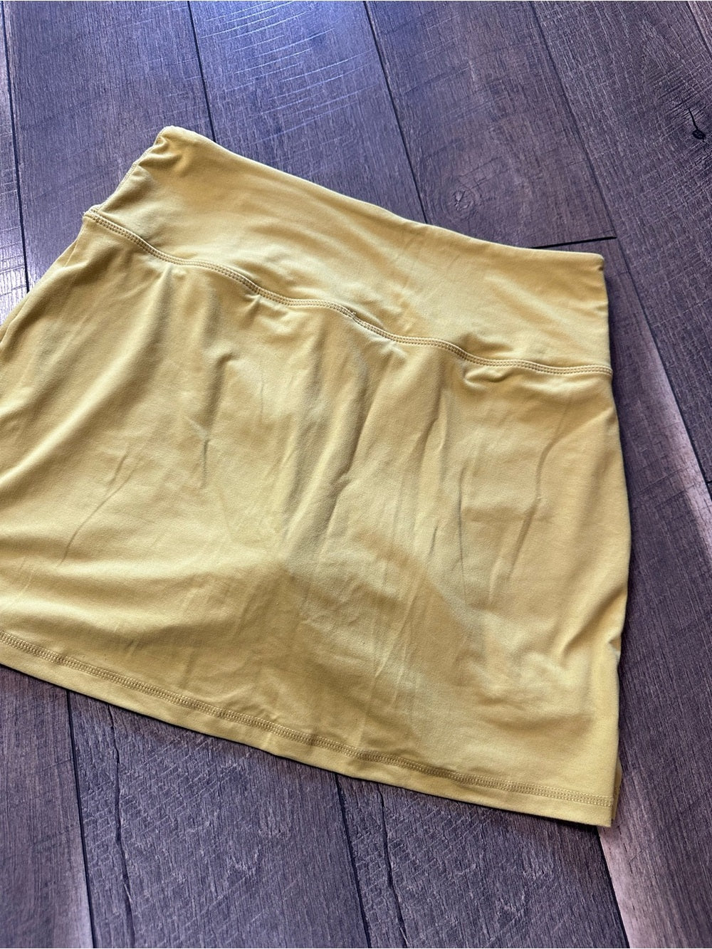 Boutique Mustard Buttery Soft Skort