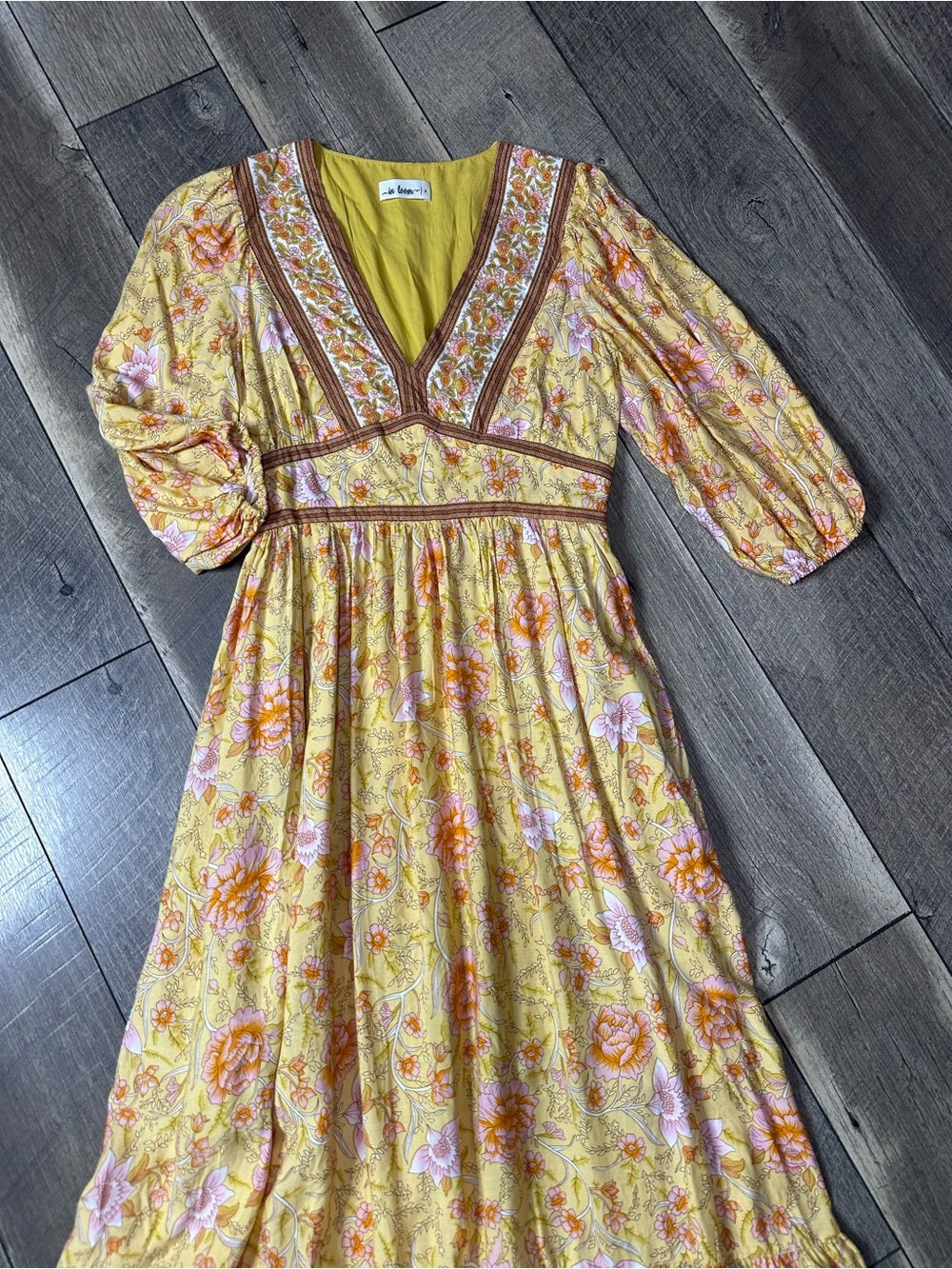 In Loom Boho Floral Maxi Dress