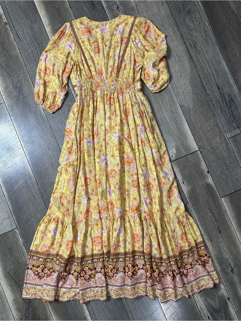 In Loom Boho Floral Maxi Dress