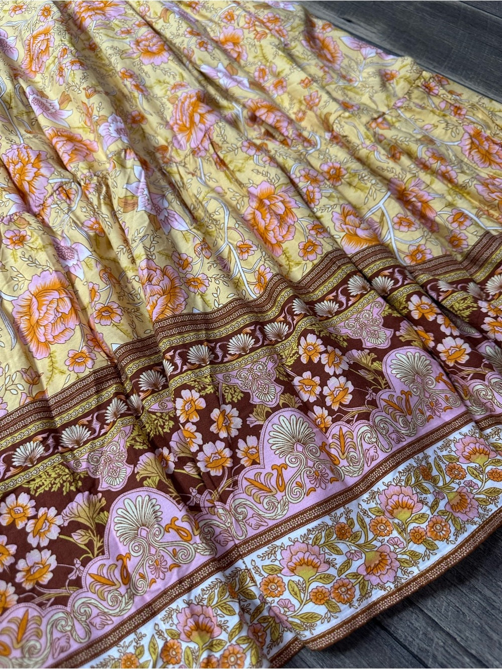 In Loom Boho Floral Maxi Dress