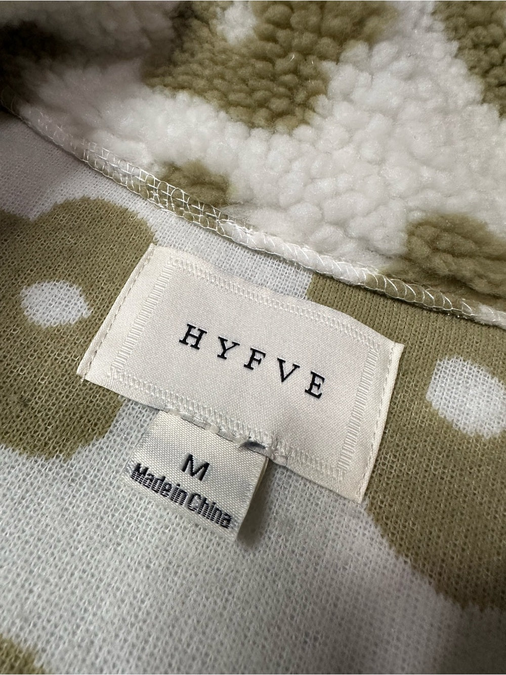 Hyfve Floral Sherpa Crop Jacket