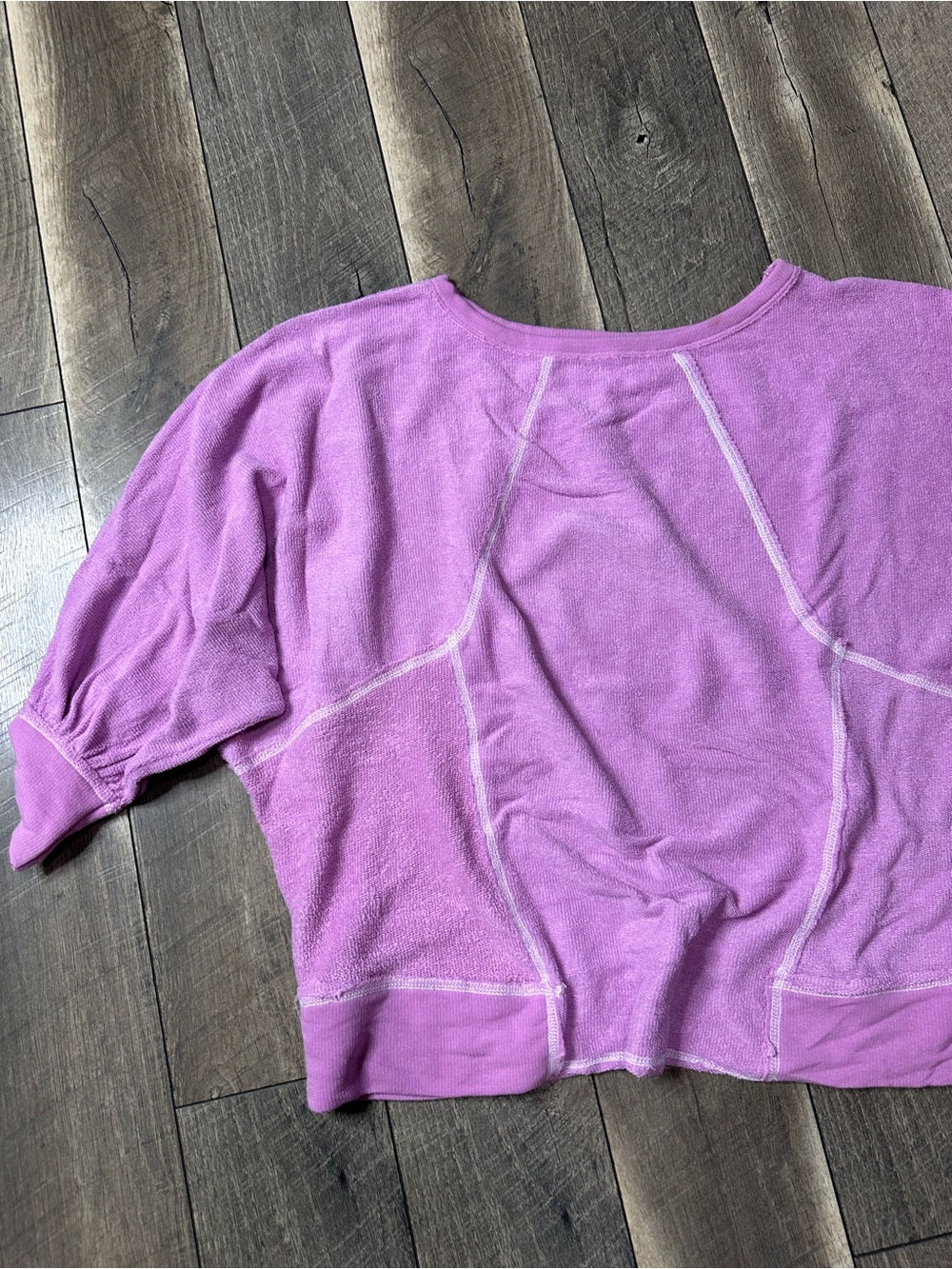 Bucket List Pink Batwing Top