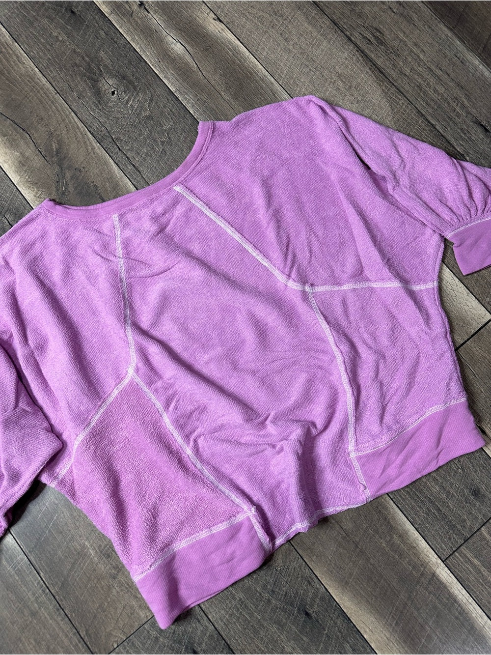 Bucket List Pink Batwing Top
