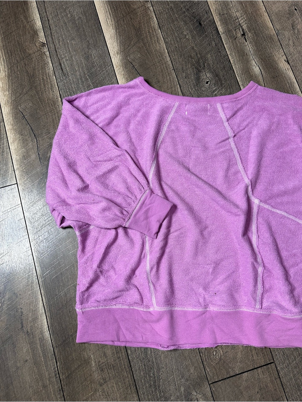 Bucket List Pink Batwing Top