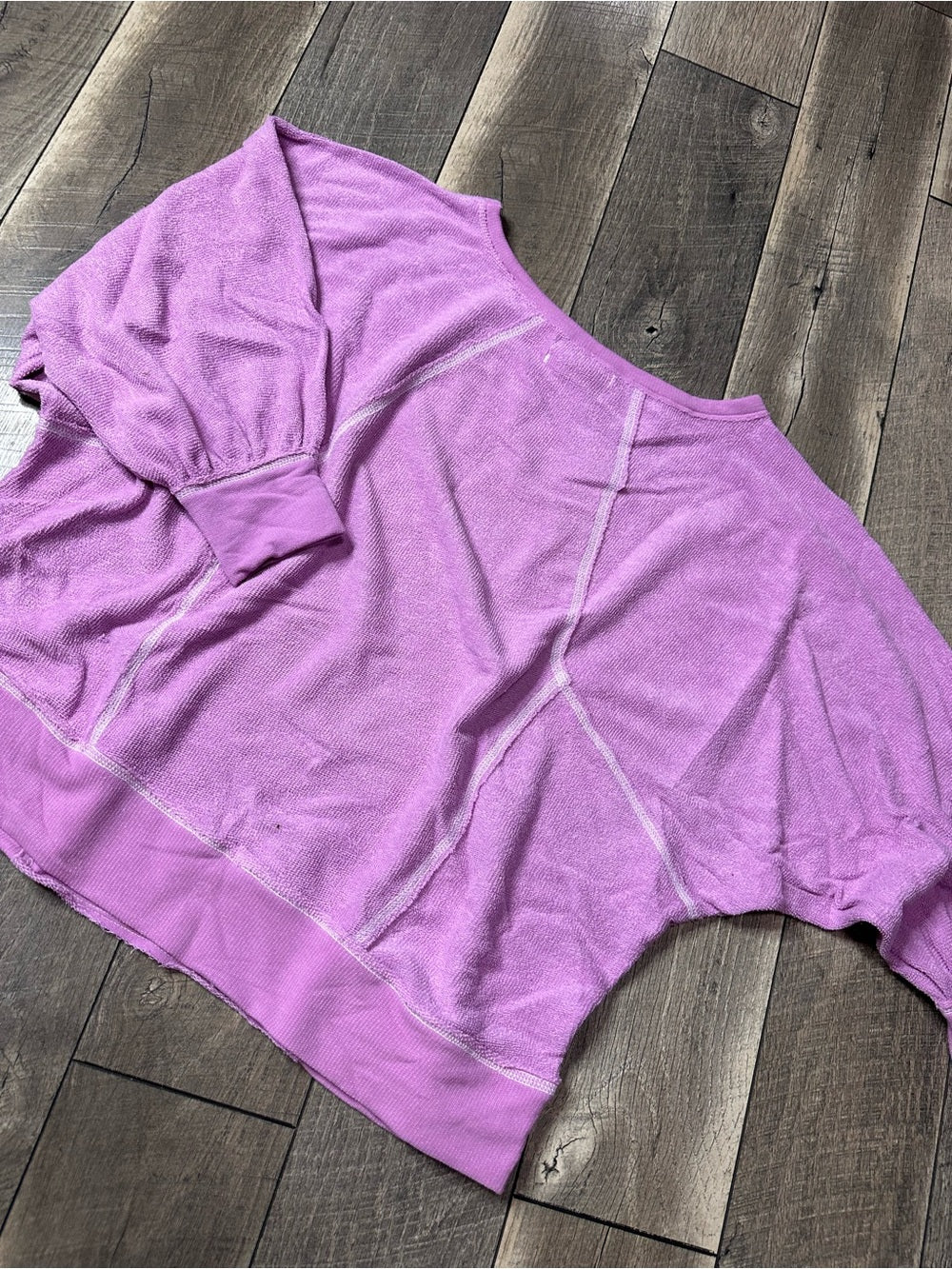 Bucket List Pink Batwing Top