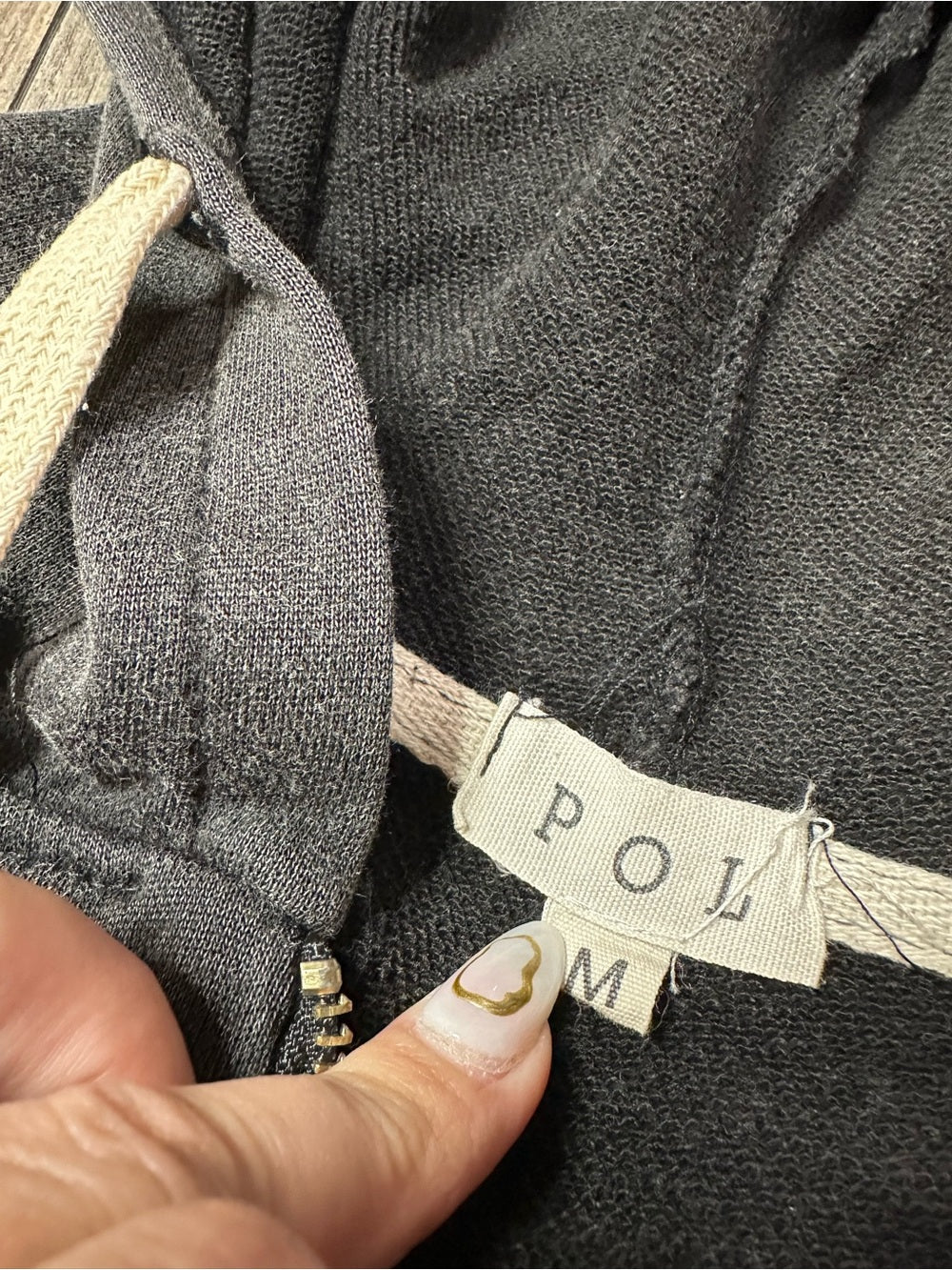 POL Acidwash 1/2 Zip Hoodie