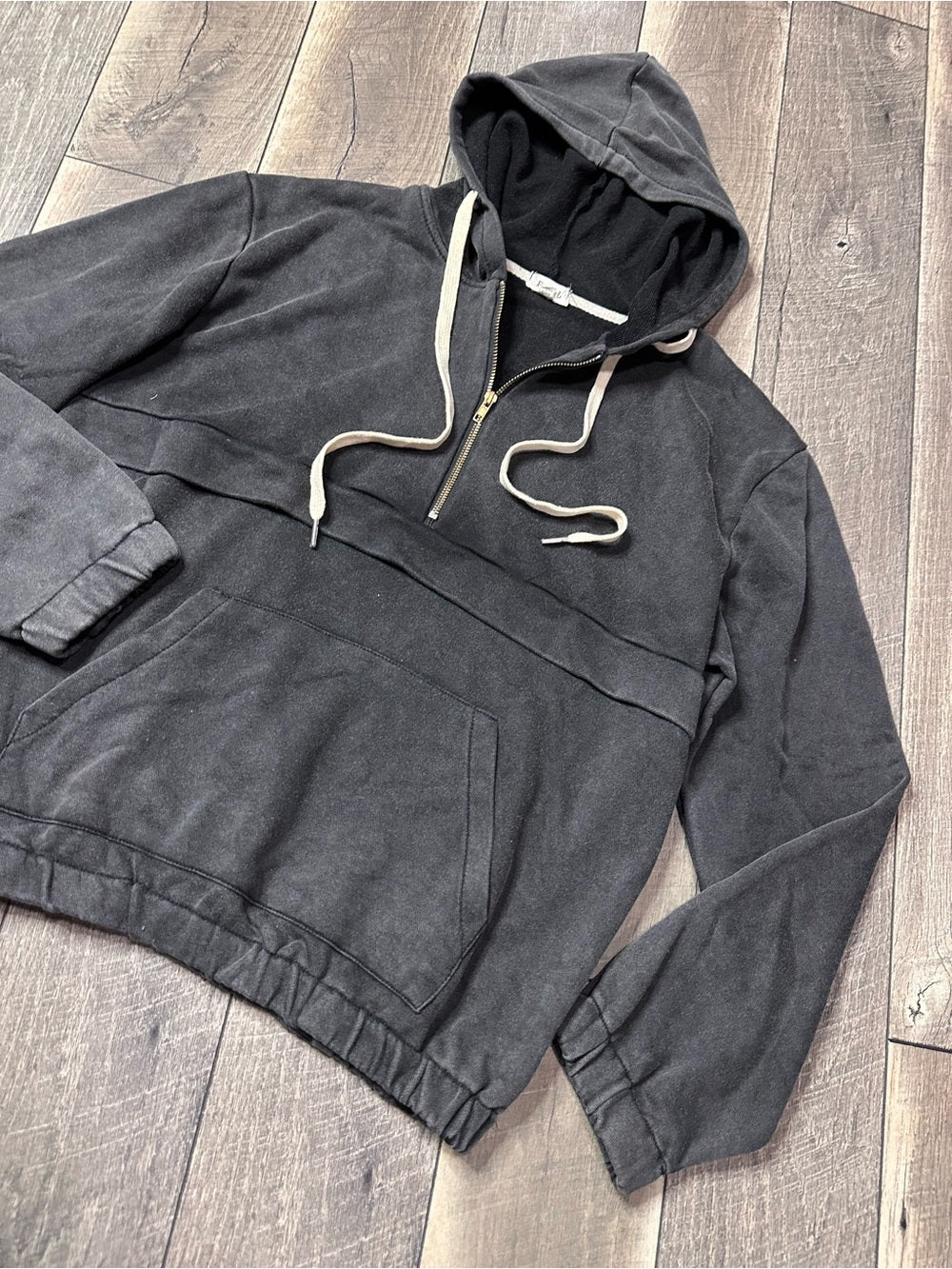 POL Acidwash 1/2 Zip Hoodie