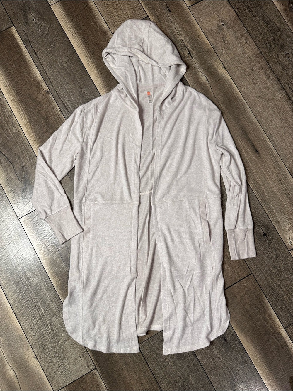 Mono B Hooded Cozy Open Cardigan