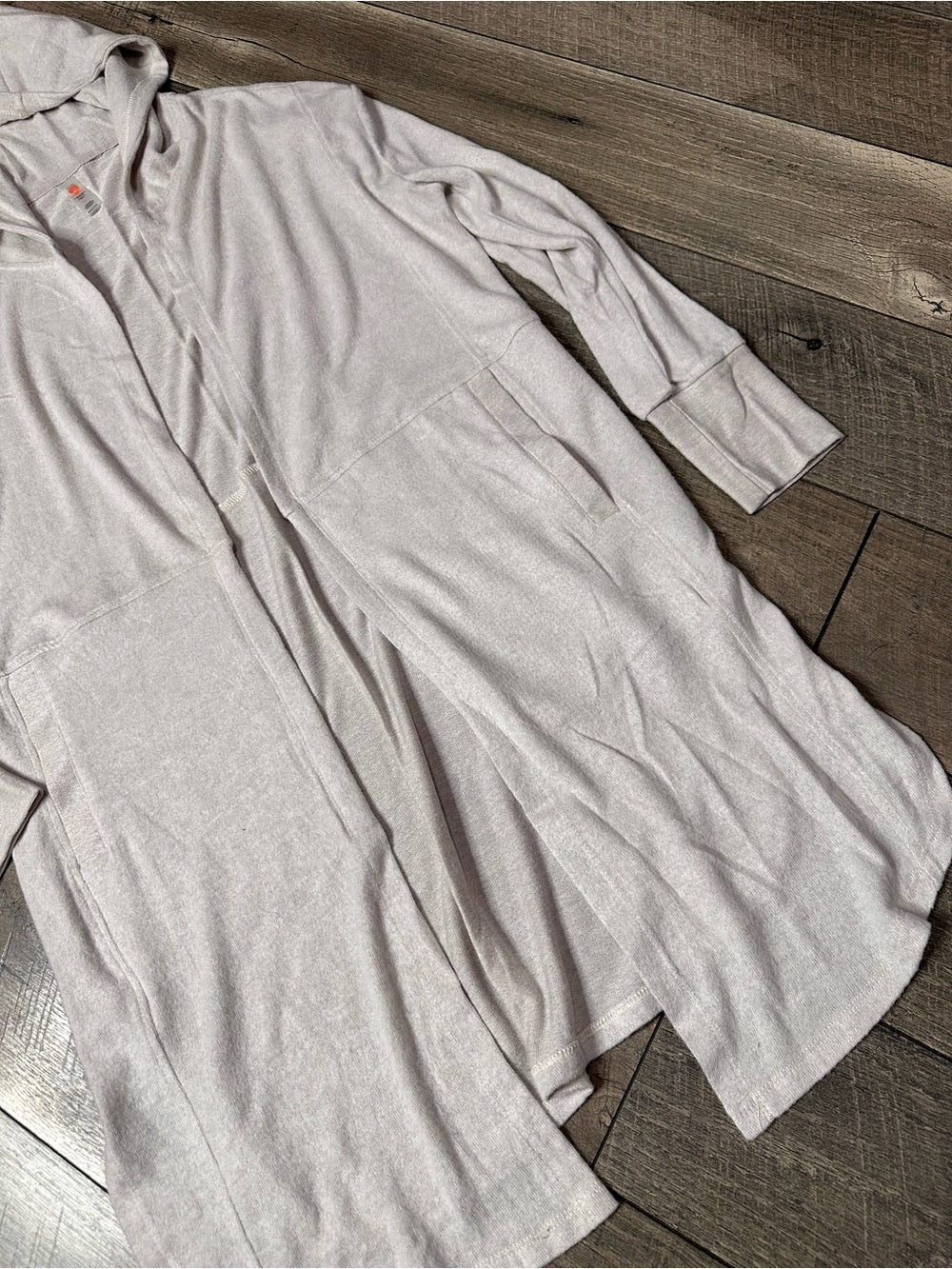 Mono B Hooded Cozy Open Cardigan