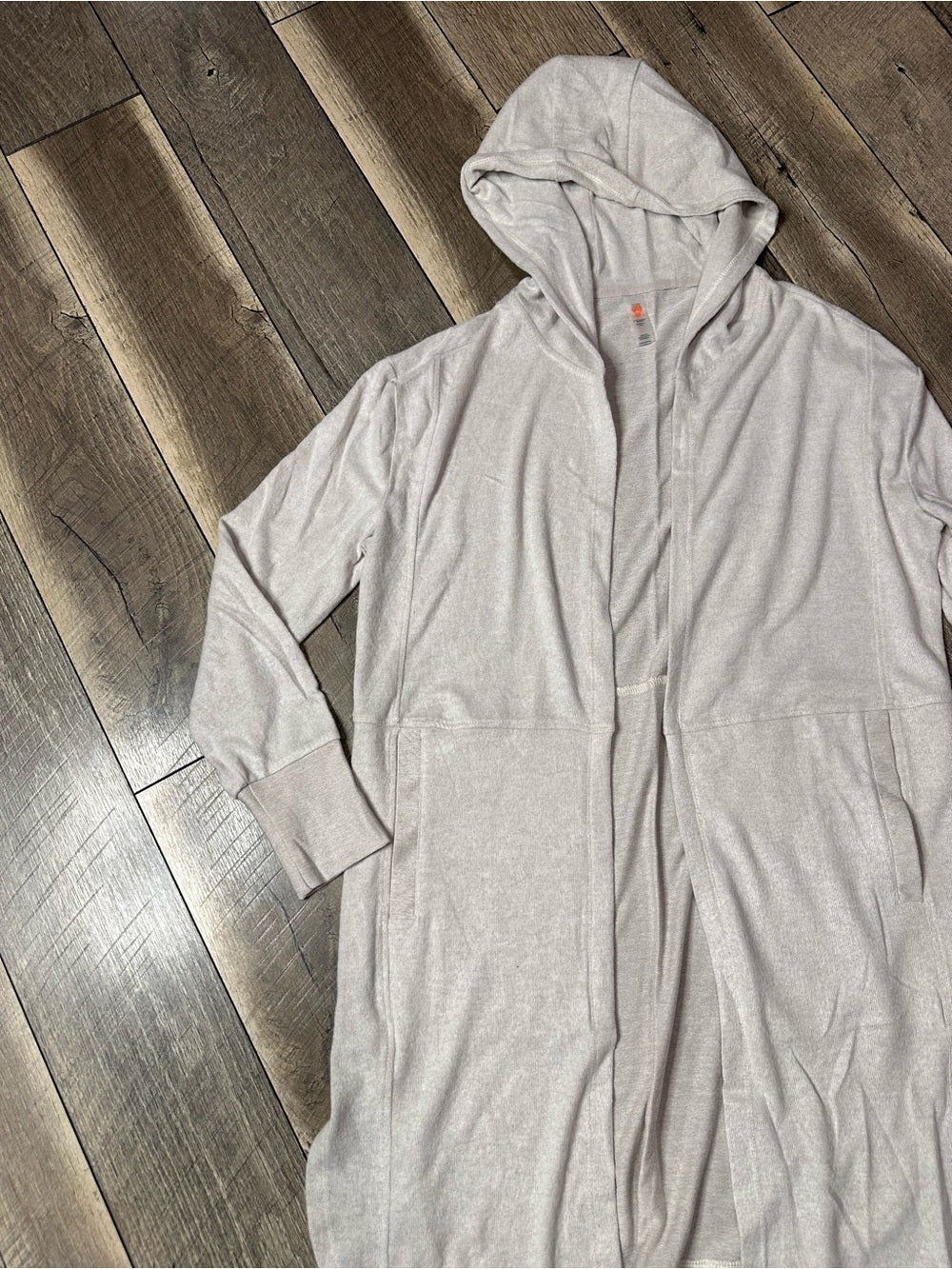Mono B Hooded Cozy Open Cardigan