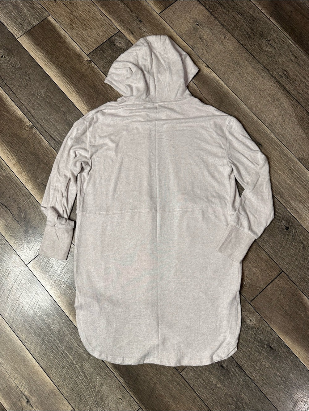 Mono B Hooded Cozy Open Cardigan