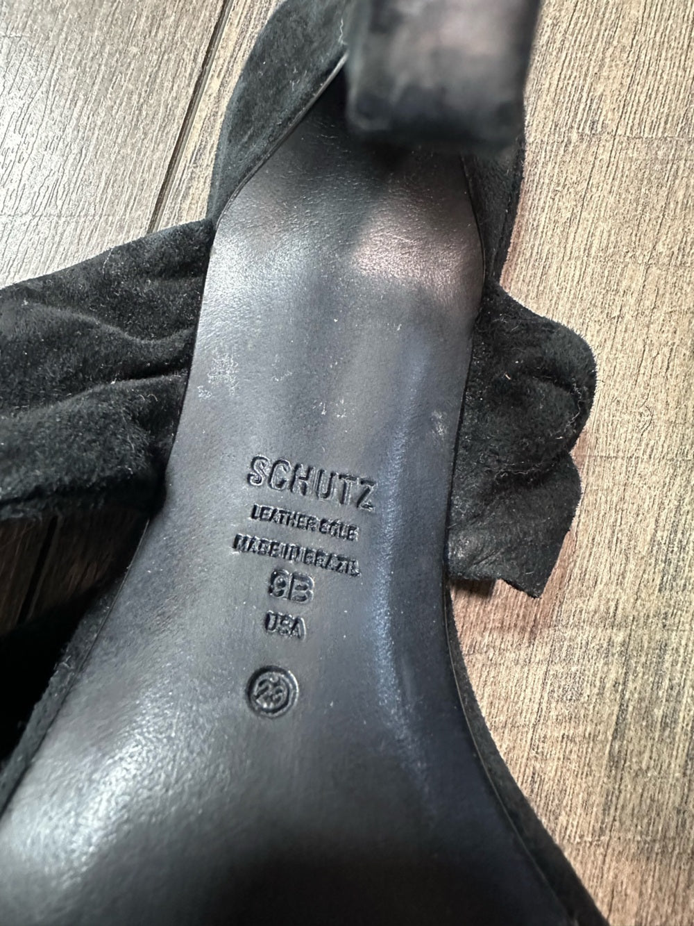 Schutz Twist Strap Pointed Toe Heels