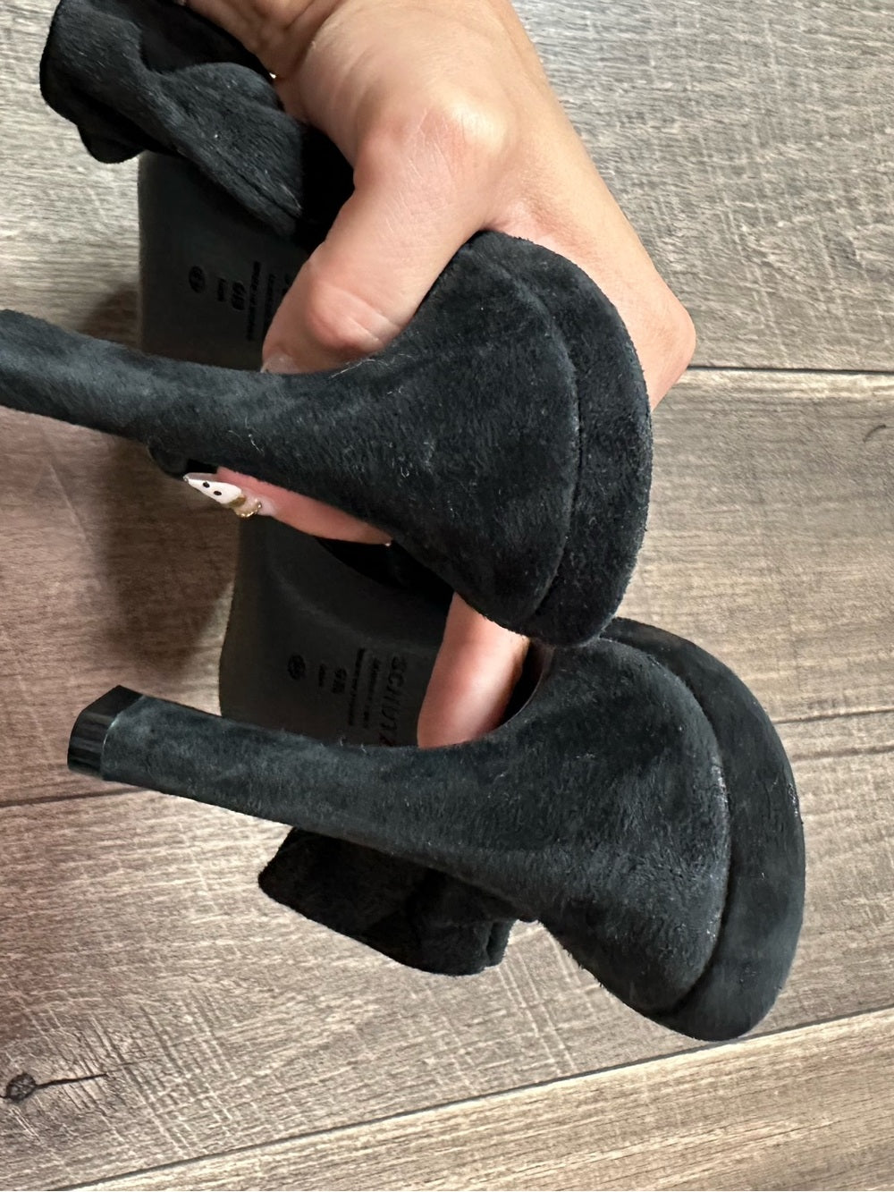 Schutz Twist Strap Pointed Toe Heels