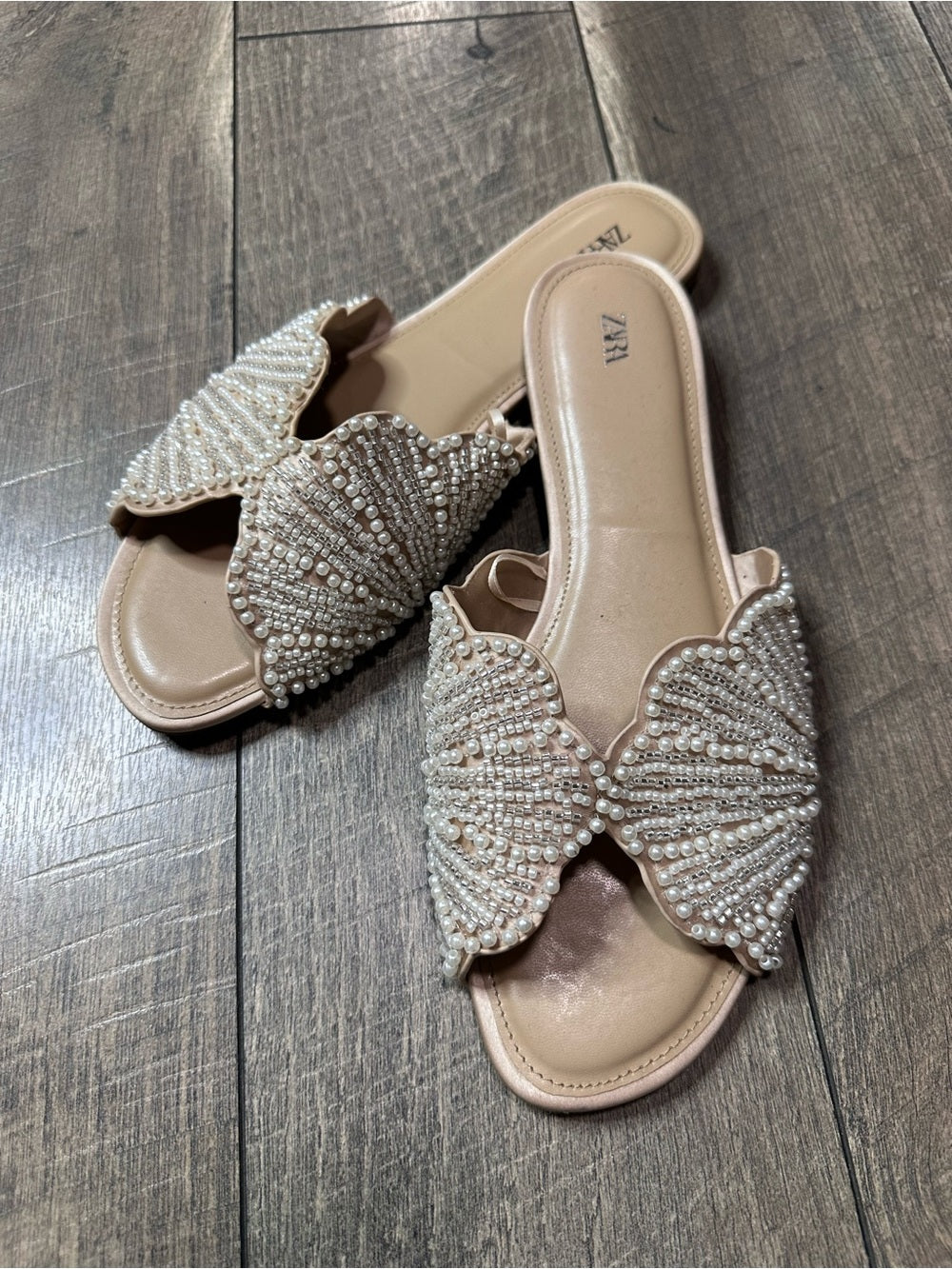 Zara Beaded Sandals