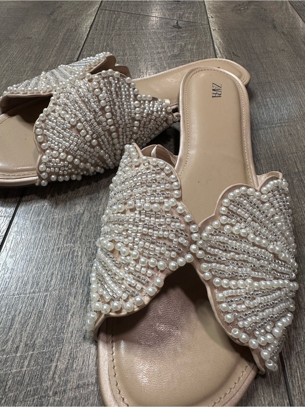 Zara Beaded Sandals
