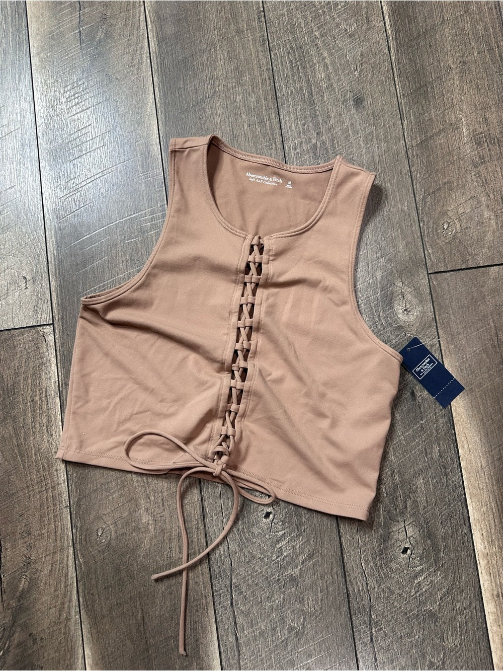 Abercrombie & Fitch Tie Front Tank Top