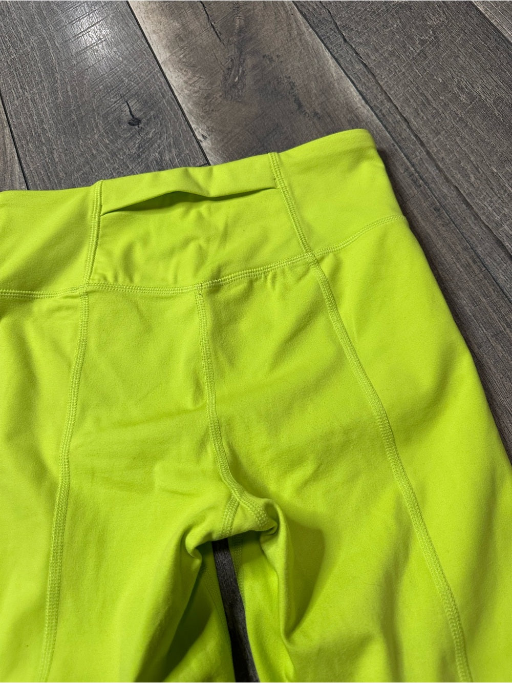 Mono B Lime Biker Shorts