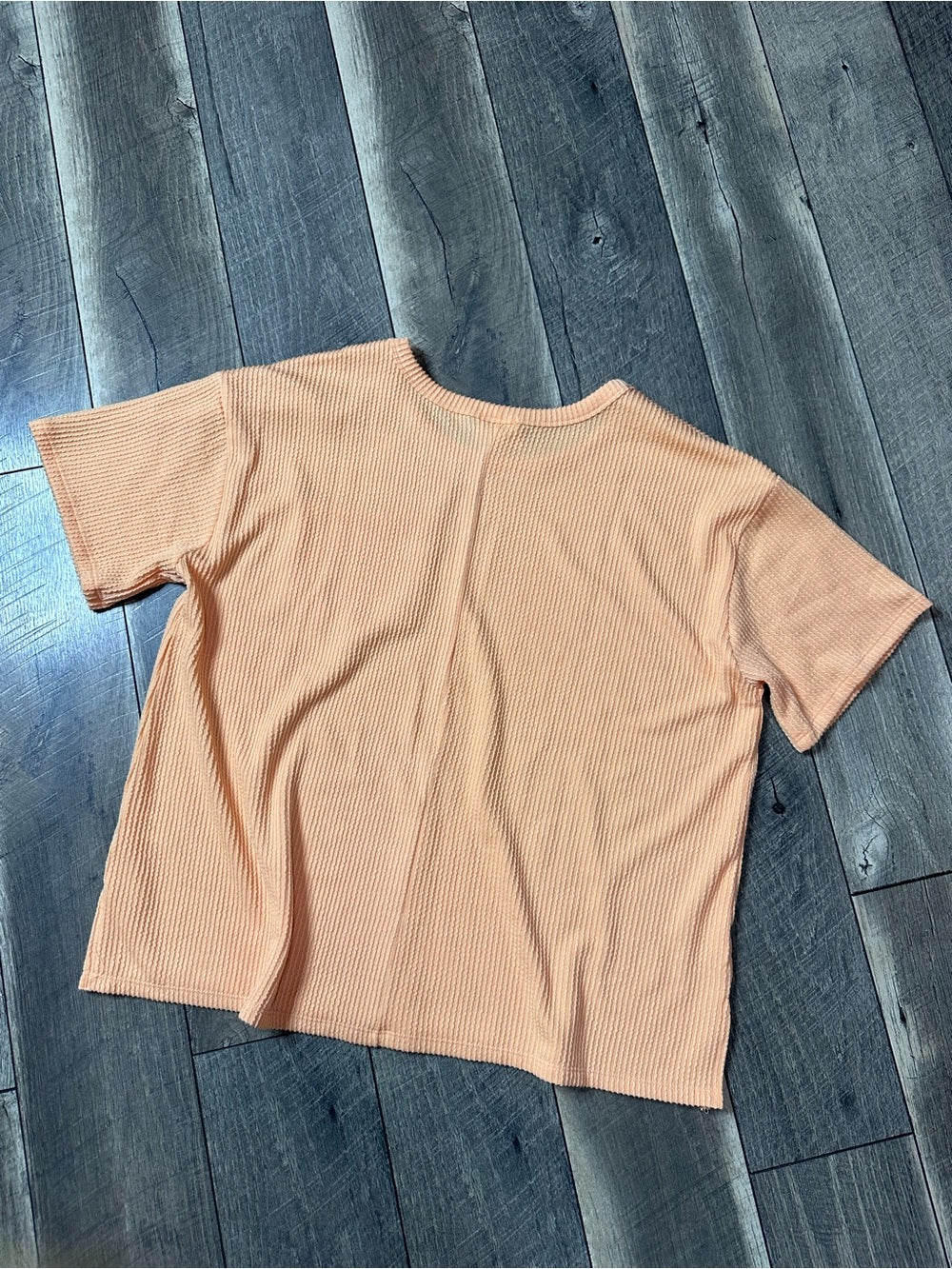Andree by Unit Orange Short Sleeve Top