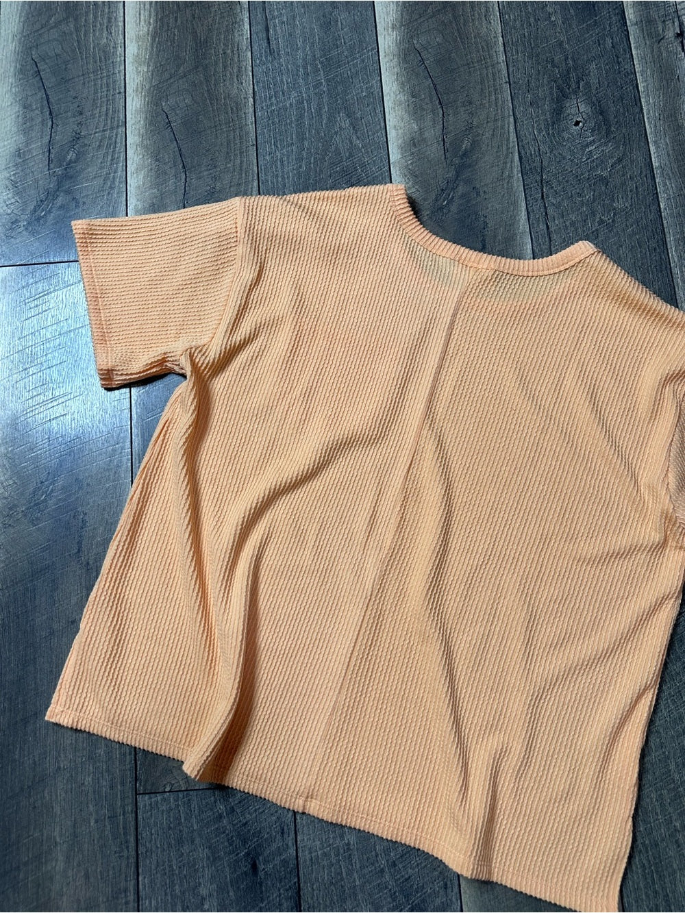 Andree by Unit Orange Short Sleeve Top