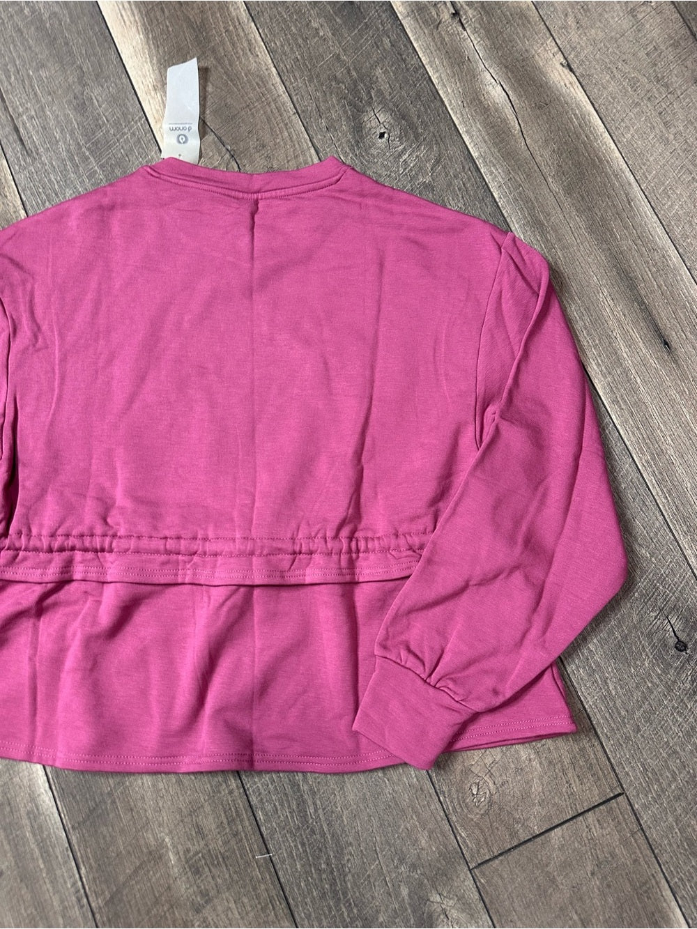 Mono B Buttery Soft Tie Waist Crewneck Pullover