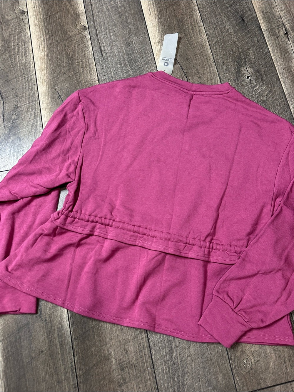 Mono B Buttery Soft Tie Waist Crewneck Pullover