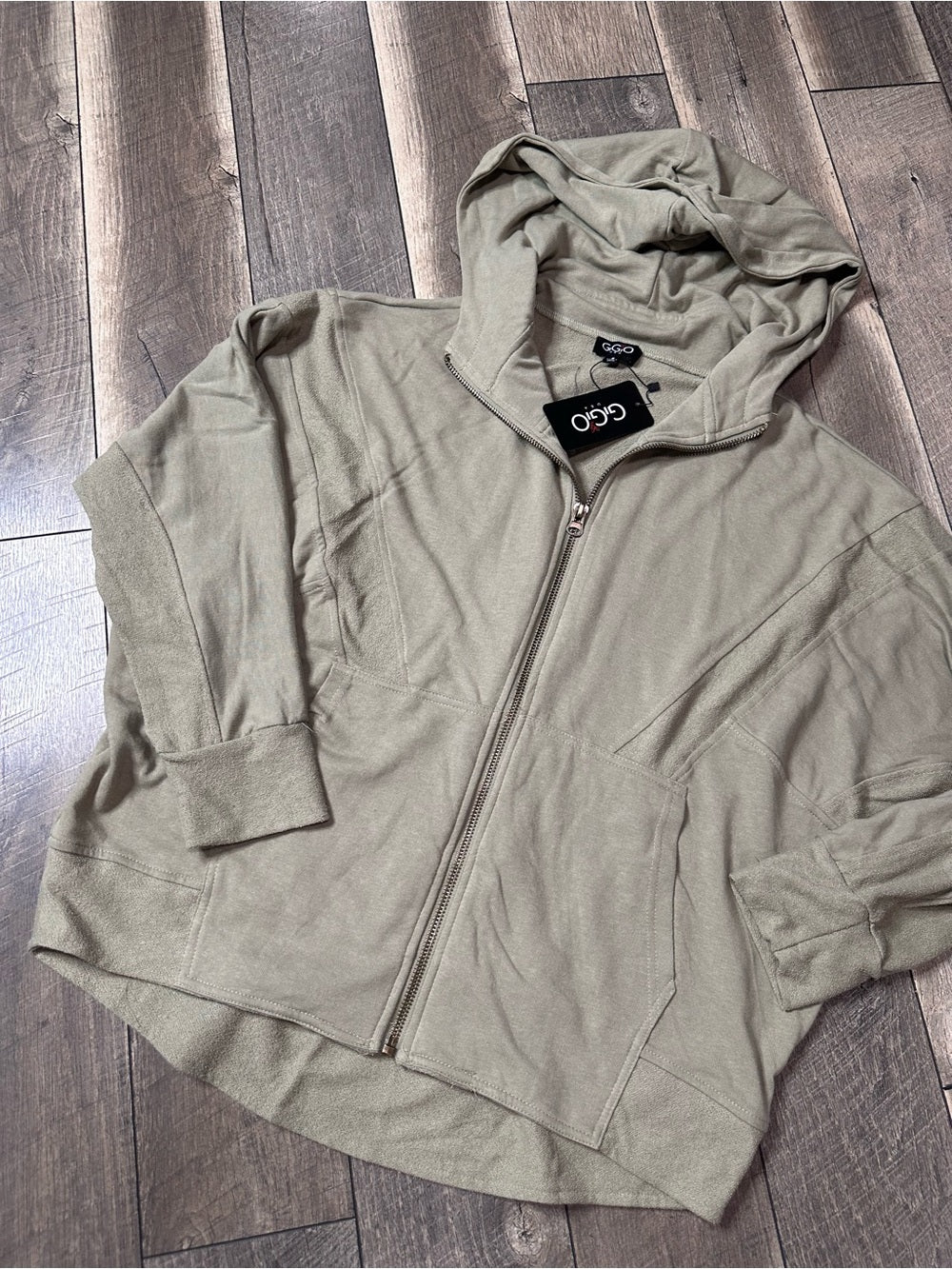 GiGiO Oversized Full Zip Hoodie
