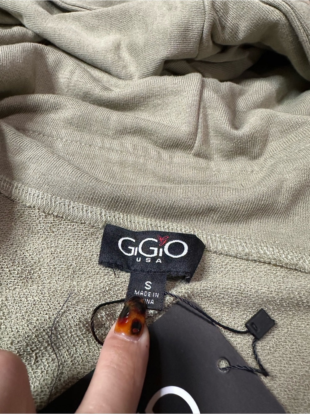 GiGiO Oversized Full Zip Hoodie
