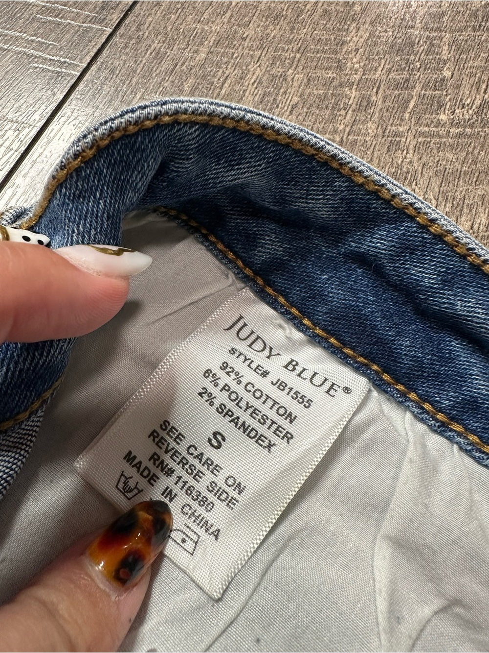 Judy Blue Hi Rise Distressed Shorties
