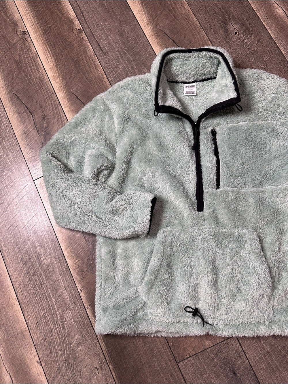PINK Victoria’s Secret Sherpa 1/2 Zip Pullover
