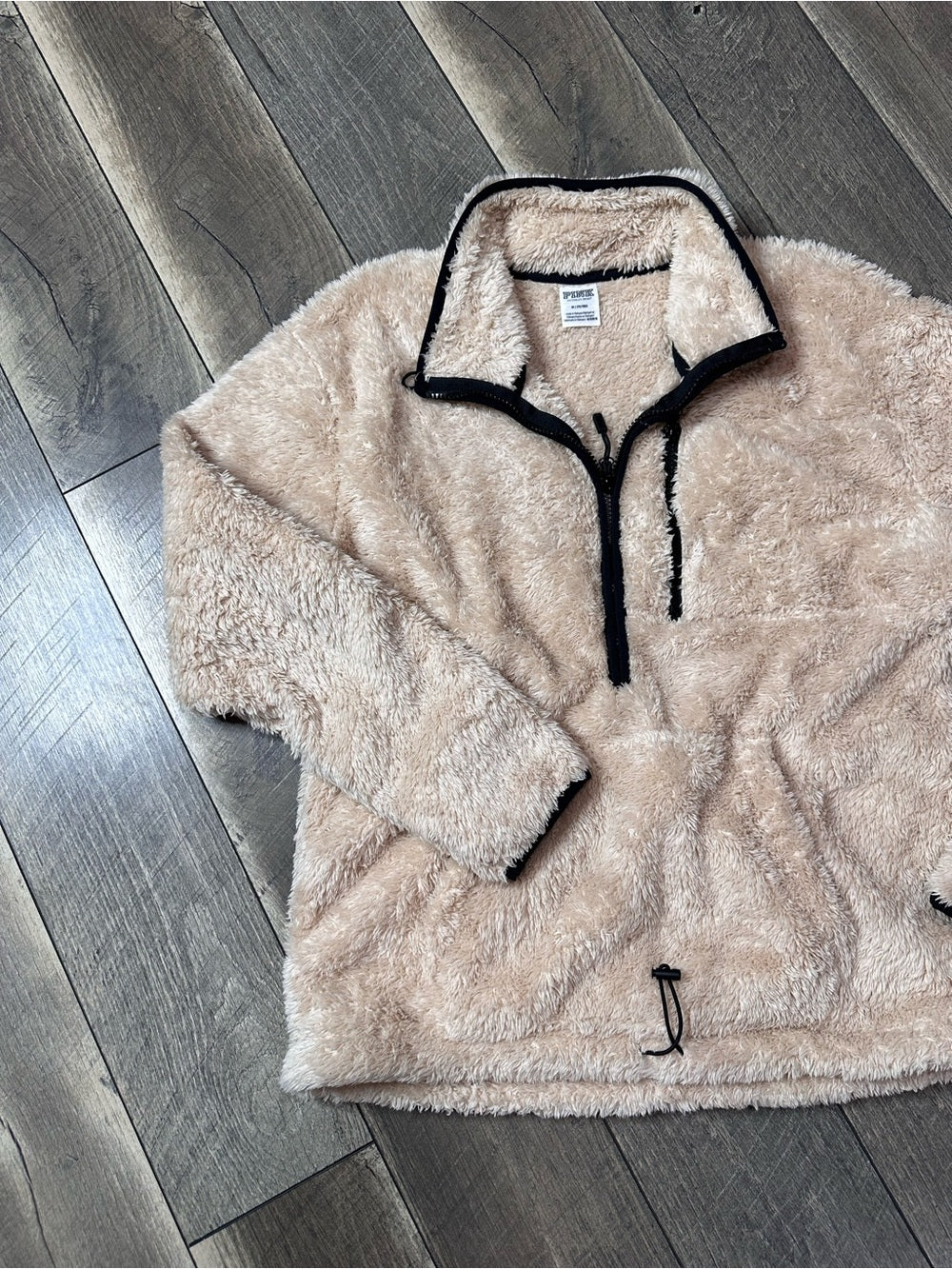 PINK Victoria’s Secret Sherpa 1/2 Zip Pullover