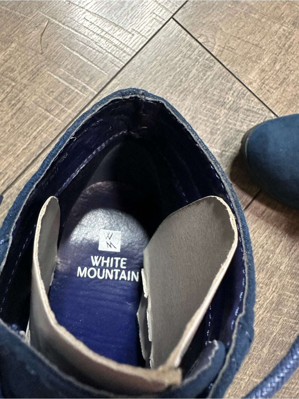 White Mountain Ankle Lace Up Heel Booties