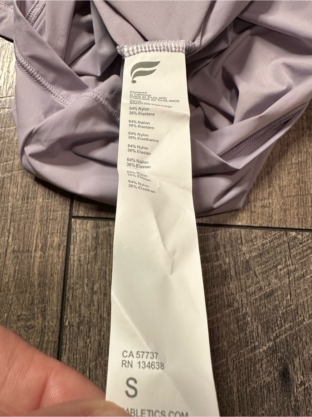 Fabletics Naked Feel Short Sleeve Tee