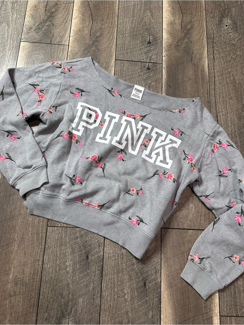 PINK Victoria’s Secret Off Shoulder Pullover