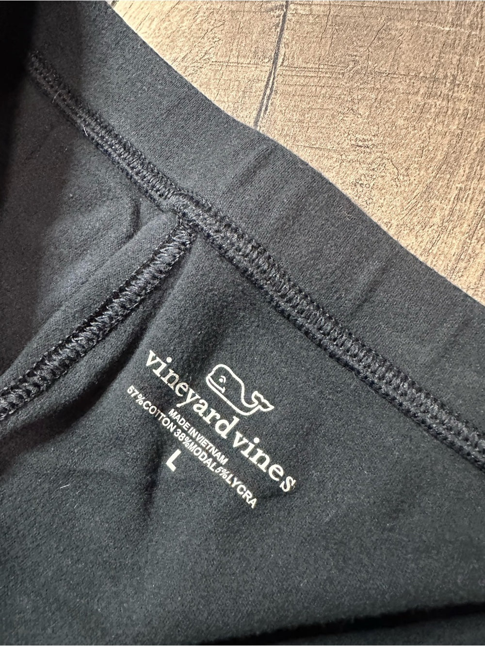 Vineyard Vines Black Cotton Leggings