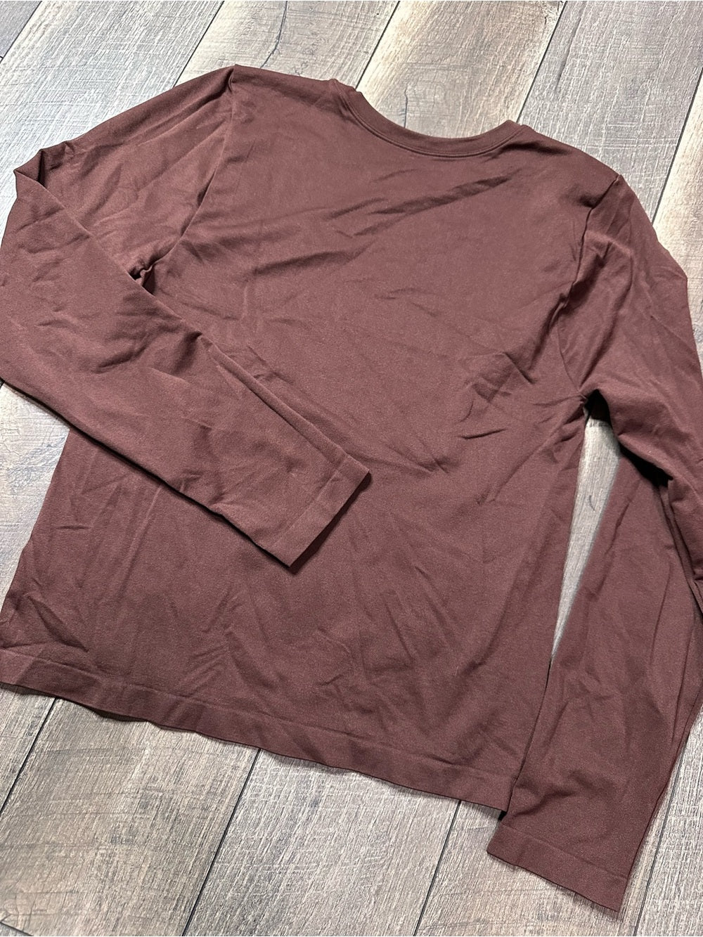 Essentials Mocha Brown Long Sleeve Top