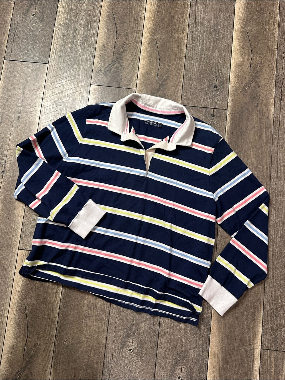 Vineyard Vines Collared Striped Pullover