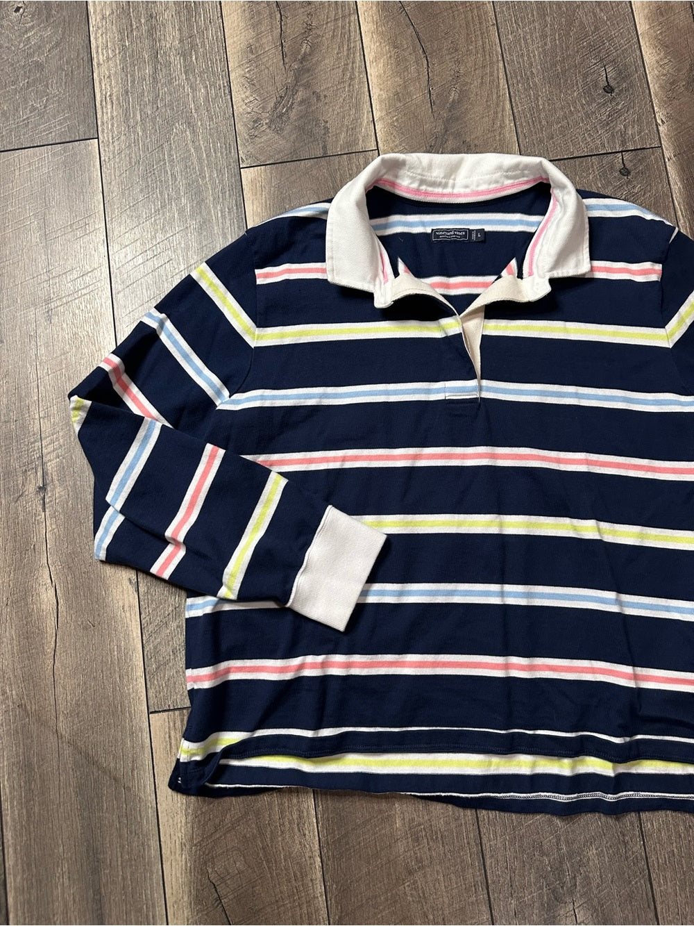 Vineyard Vines Collared Striped Pullover