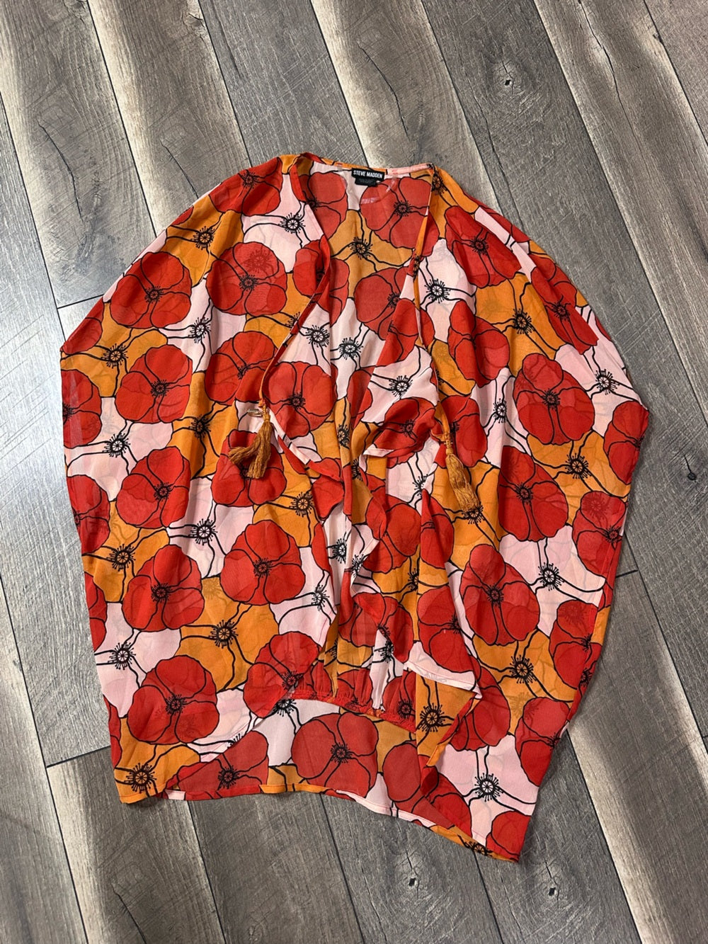Steve Madden Floral Kimono
