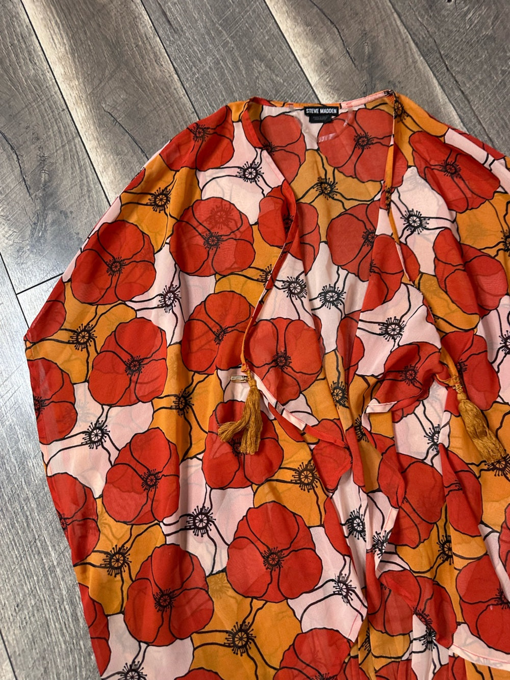 Steve Madden Floral Kimono