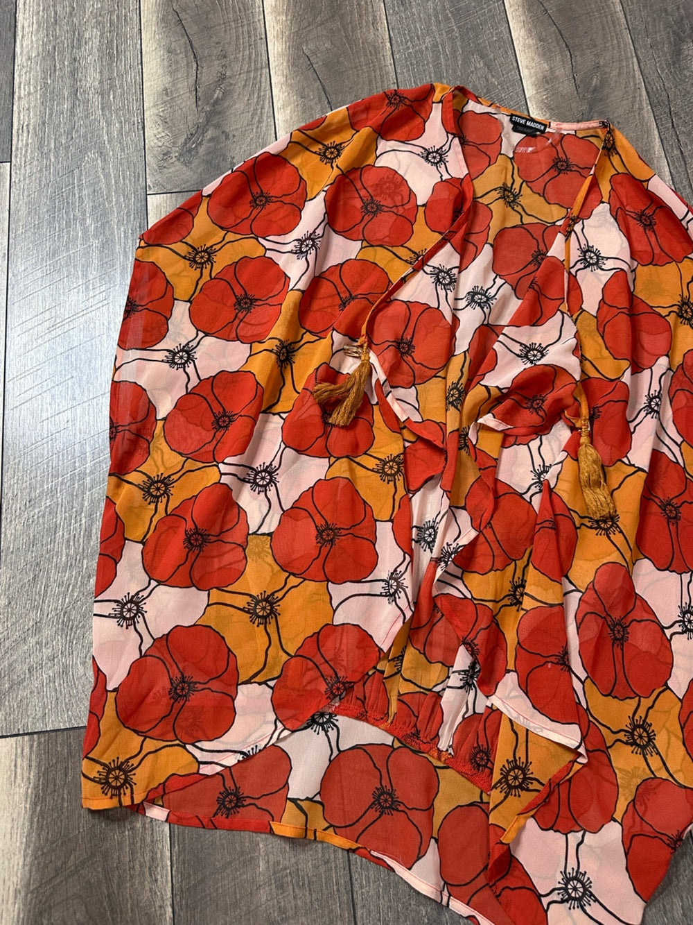 Steve Madden Floral Kimono