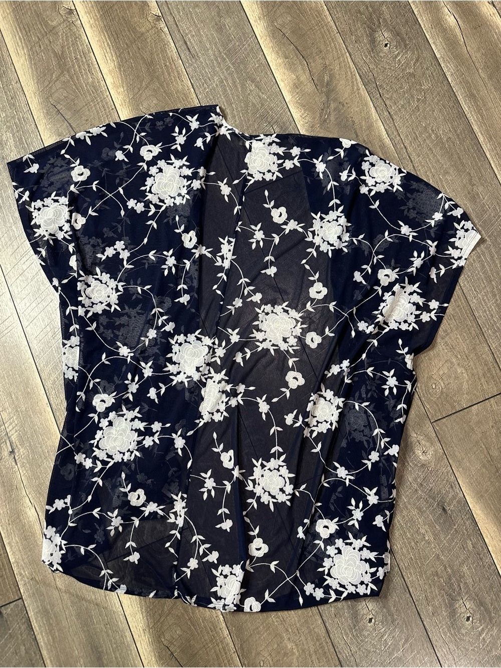 Brittany Black Floral Kimono