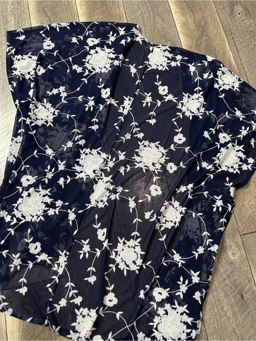 Brittany Black Floral Kimono