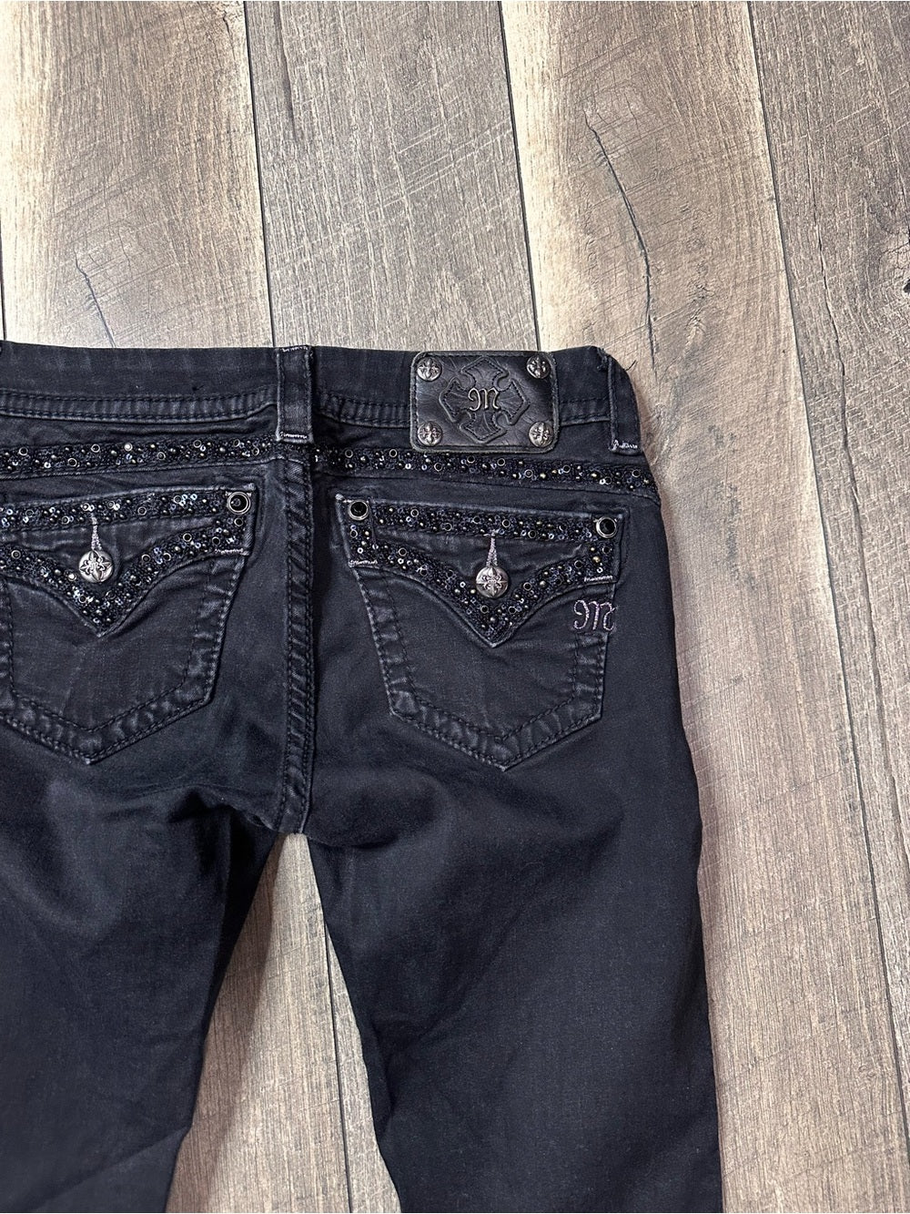 Miss Me Low Rise Black Skinny Jeans