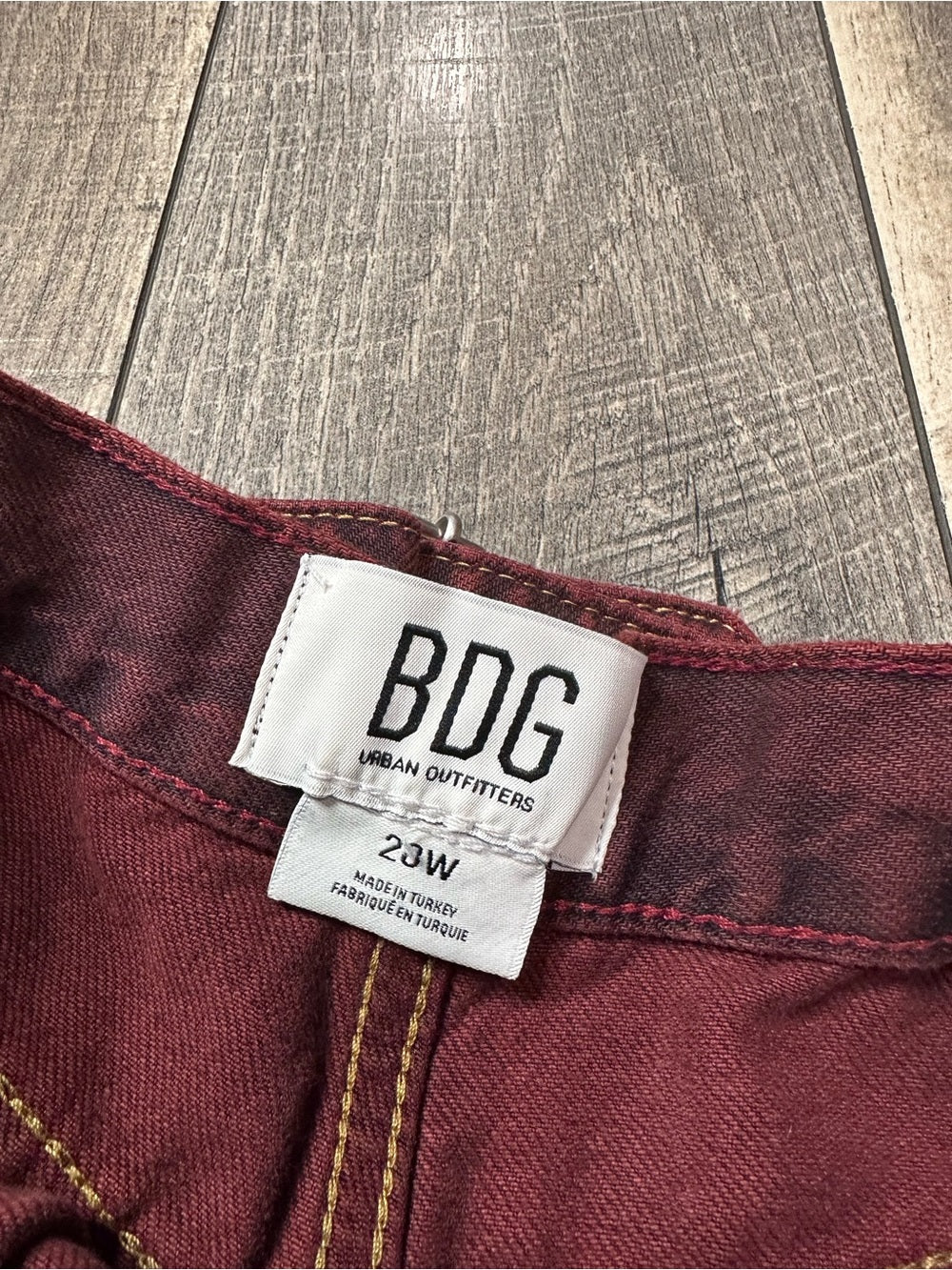 BDG Urban Outfitters Barrel Red Pants