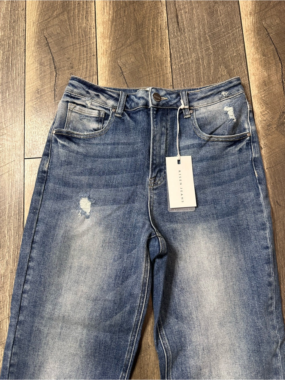 Risen Hi Rise Boyfriend Fit Jeans