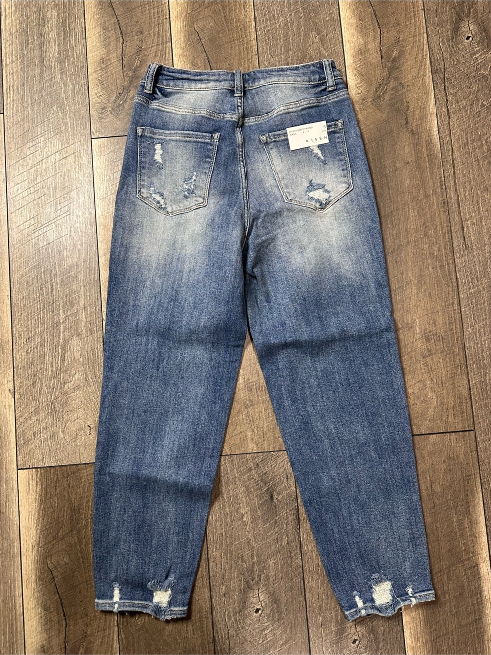 Risen Hi Rise Boyfriend Fit Jeans